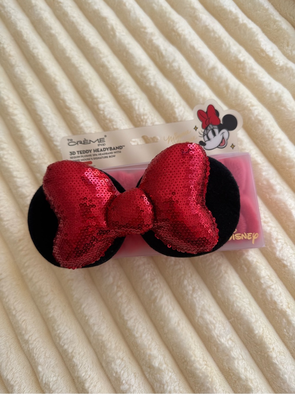 Disney Sequin Bow Spa Headband